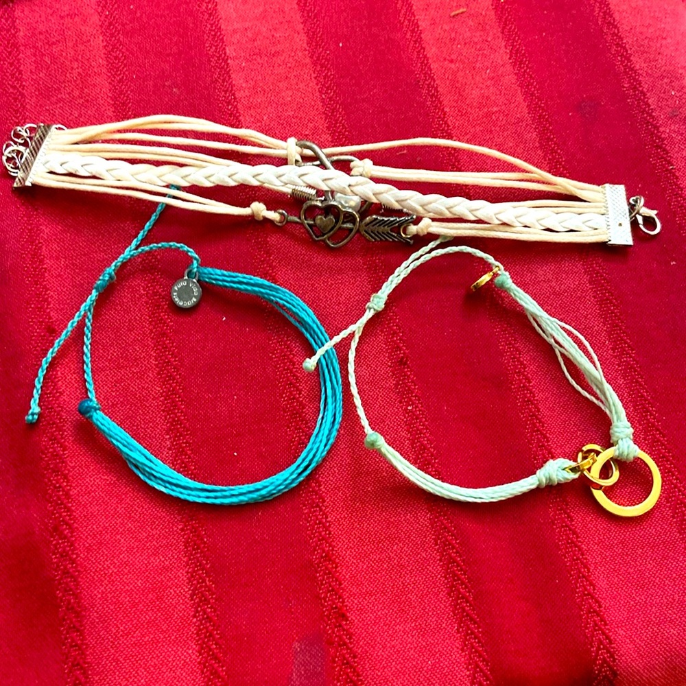 Bohemian Multi-Layer Bracelet Set - Cream, Turquoise, Gold